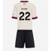 Liverpool Hugo Ekitike #22 Bortedraktsett Barn 2025-26 Korte ermer (+ Korte bukser)